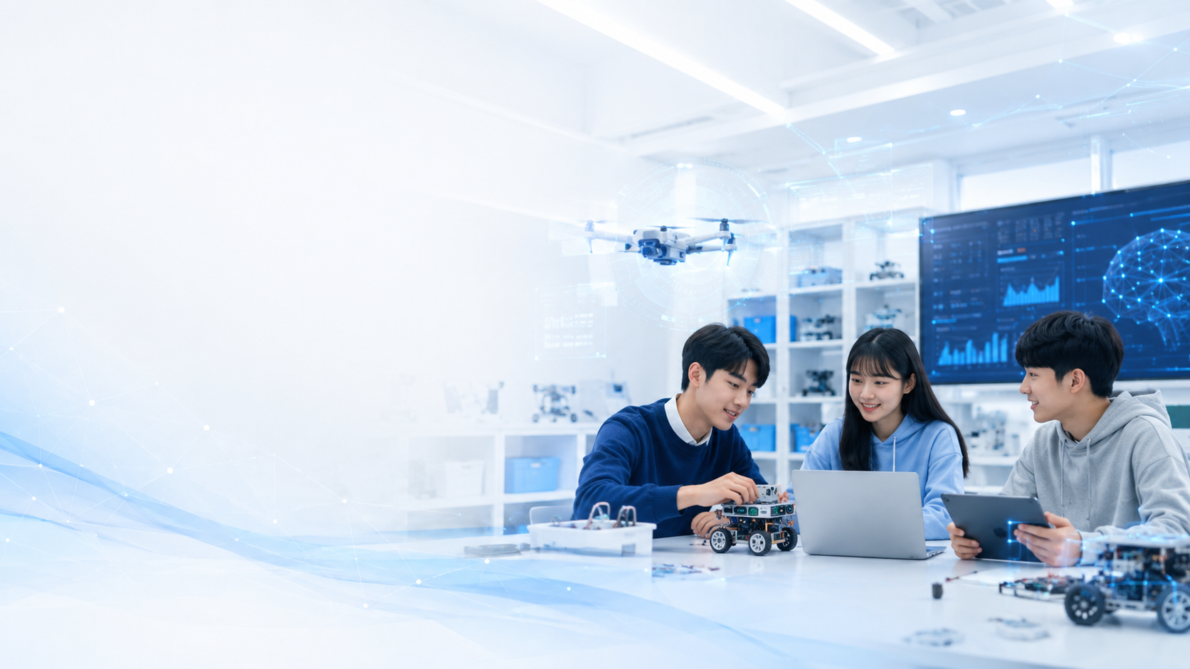 AI 드론 융합 방학캠프 상단 이미지